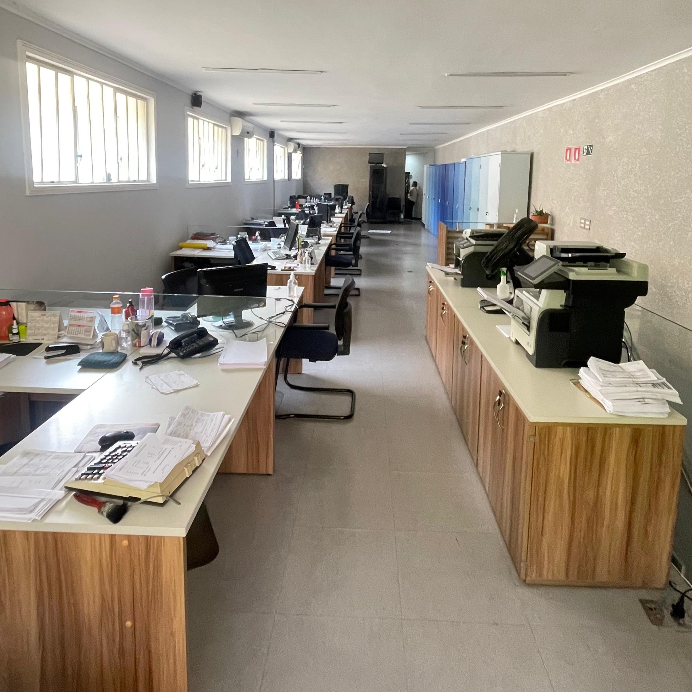 Salão de trabalho do Escritório Acadêmicos Contábil